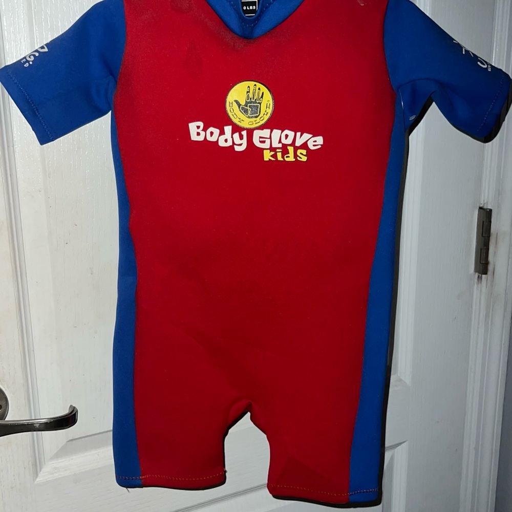 Body Glove Red and Blue One Piece Bodysuit for Water Activities